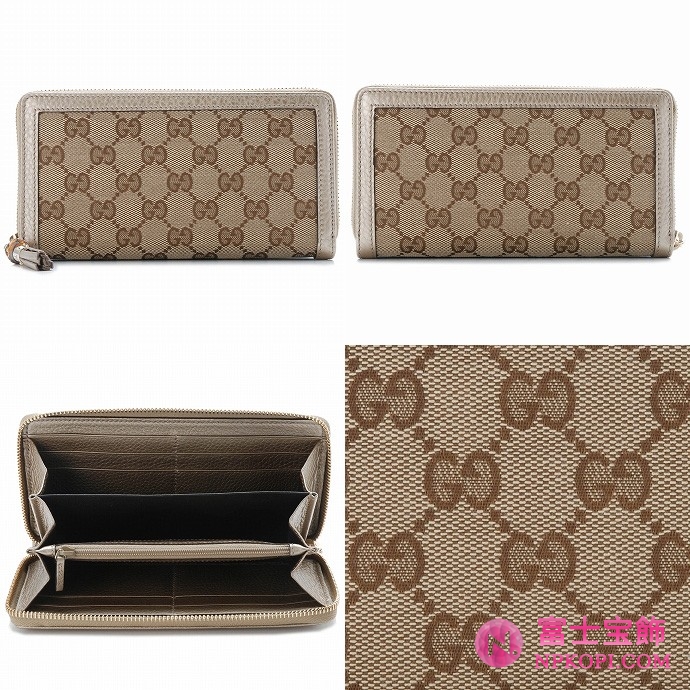 GUCCI/グッチ 2012年春夏新作TASSELチャーム付きラウンドファスナー長財布 224253 FWCWG 8612